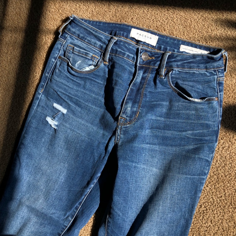 PacSun Skinny Jeans Medium Wash Size 26 High Rise